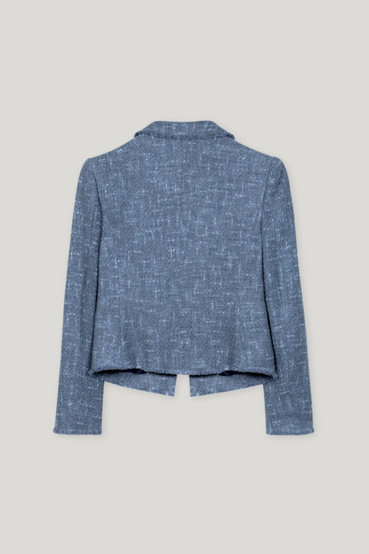 luisa_cerano_blue_vintage_4.webp LUISA CERANO Blue Vintage Tweed Blazer