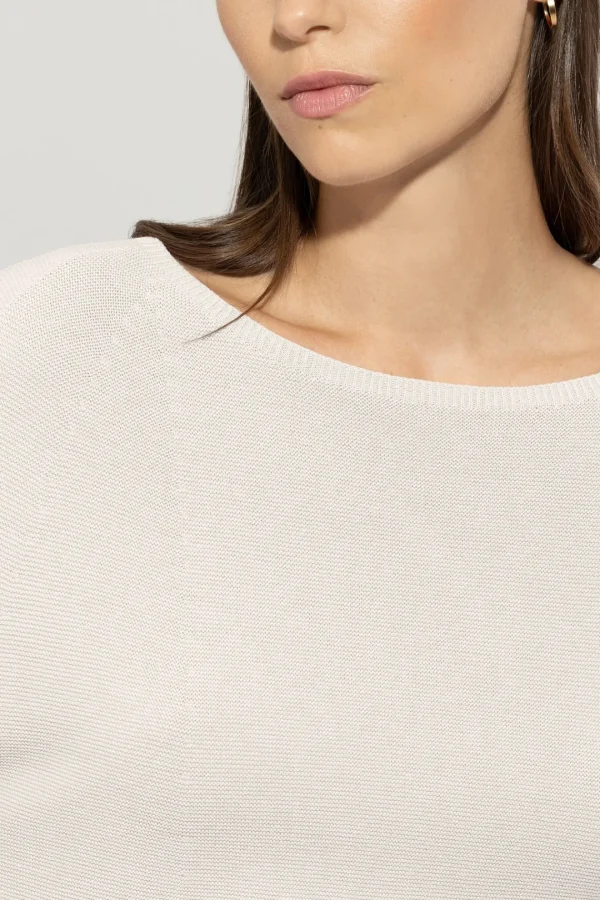 LUISA CERANO Cream Sweater