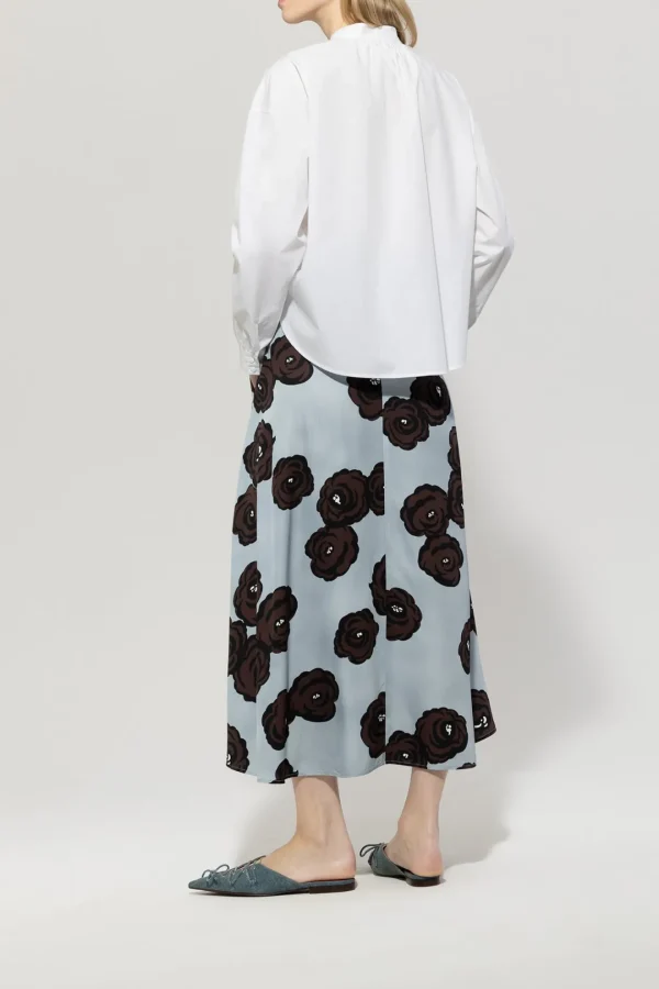 LUISA CERANO Floral Print Skirt