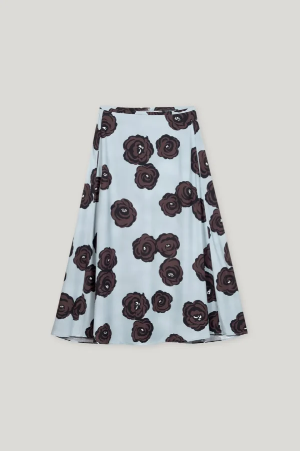LUISA CERANO Floral Print Skirt