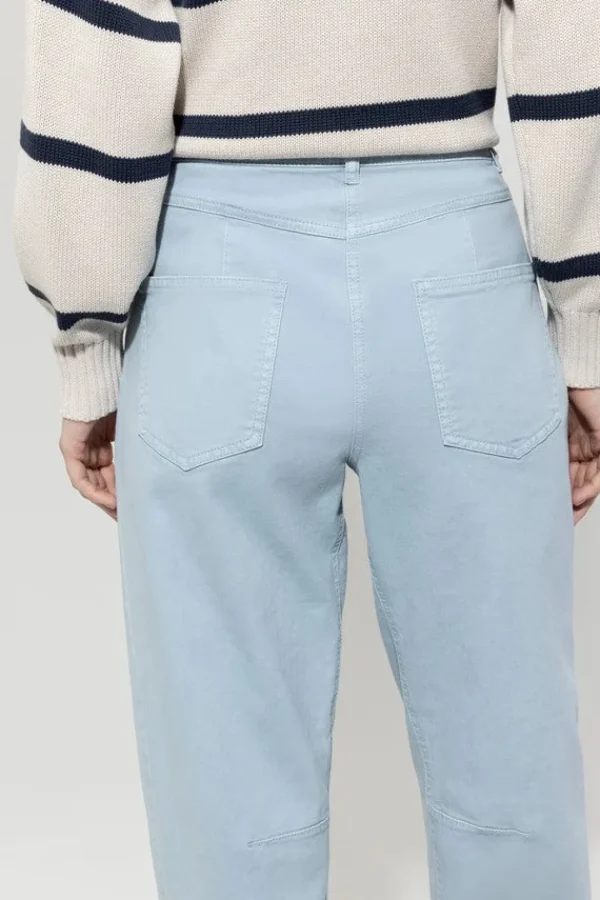 LUISA CERANO Light Blue Loose-Leg Jeans