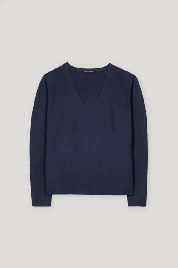 LUISA CERANO Navy Jumper