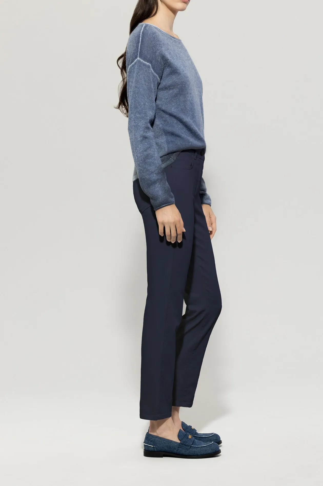 luisa_cerano_navy_trouser_1.webp LUISA CERANO Navy Trousers