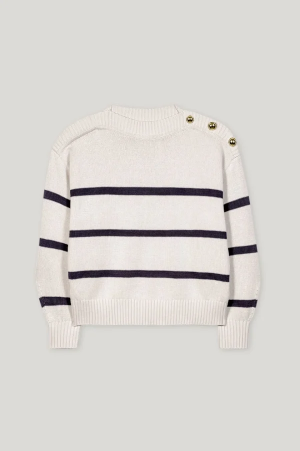 LUISA CERANO Striped Sweater