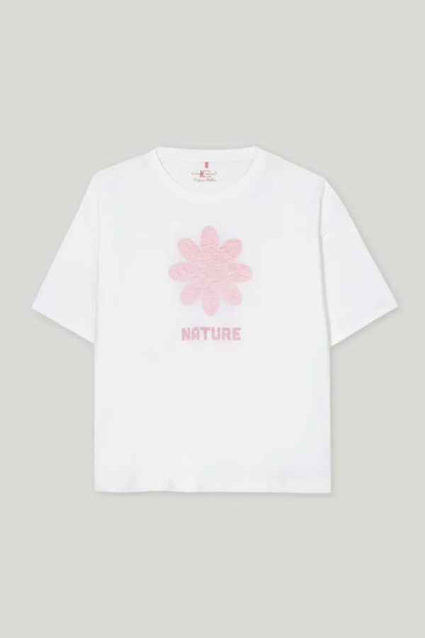 LUISA CERANO T-shirt With Flower
