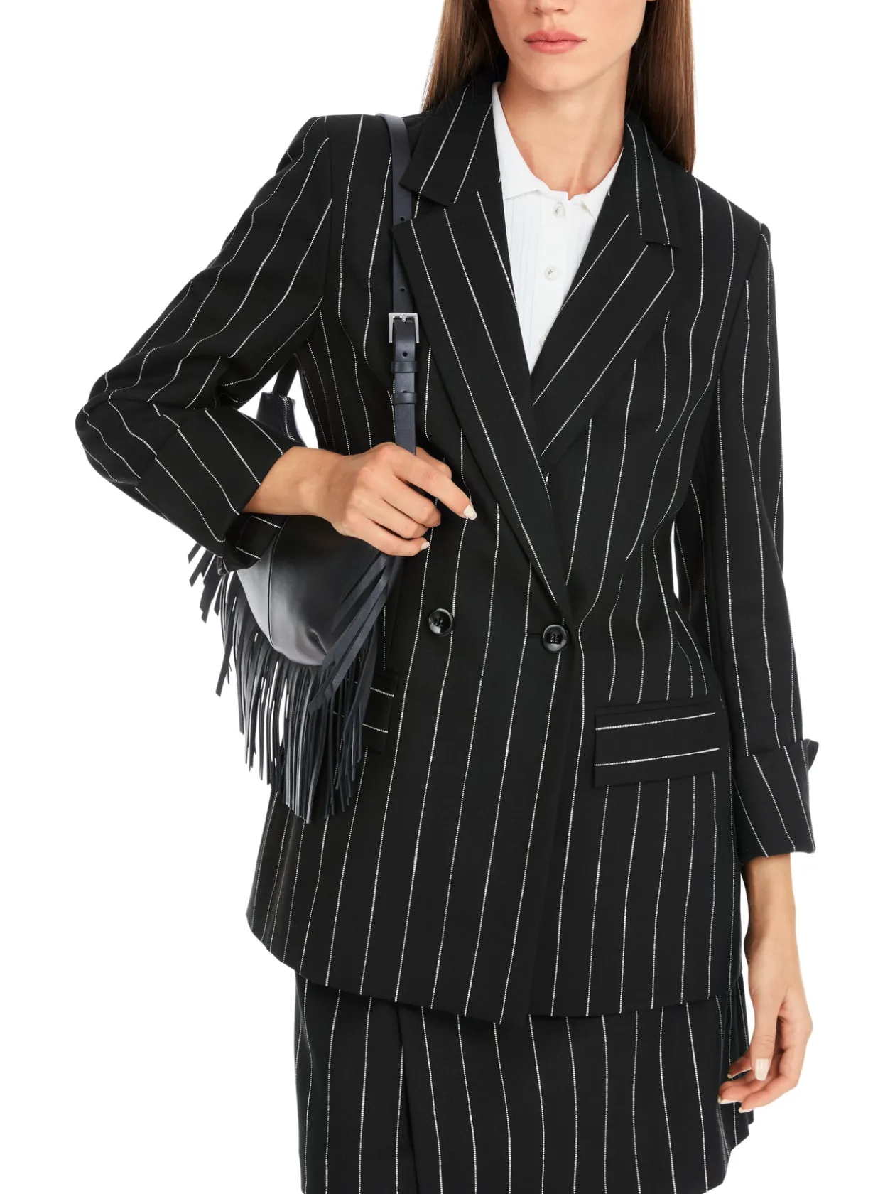 marc_cain_black_with_whit_2.webp MARC CAIN Black With White Stripes Jacket