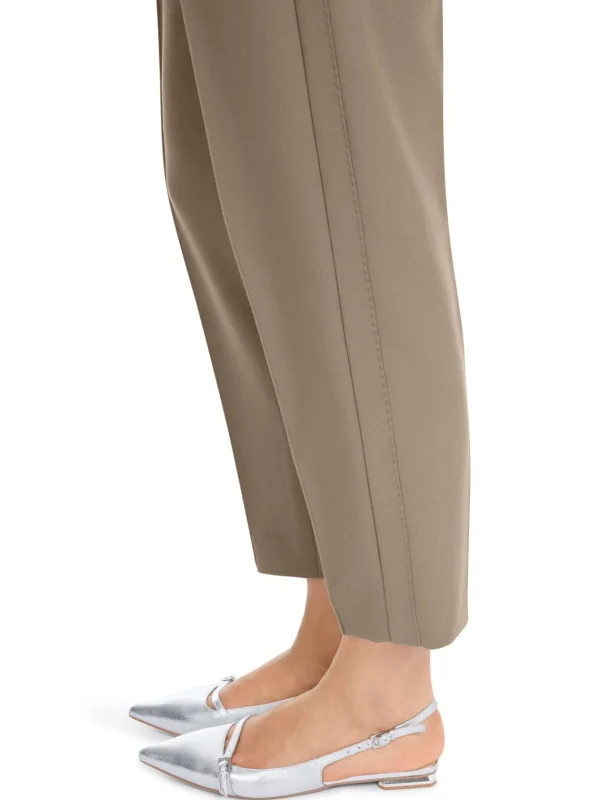 MARC CAIN Brown Cropped Length Trousers