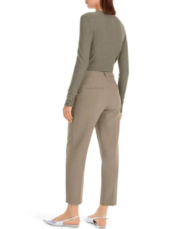 MARC CAIN Brown Cropped Length Trousers