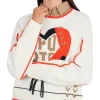MARC CAIN Cream Heart Sweater