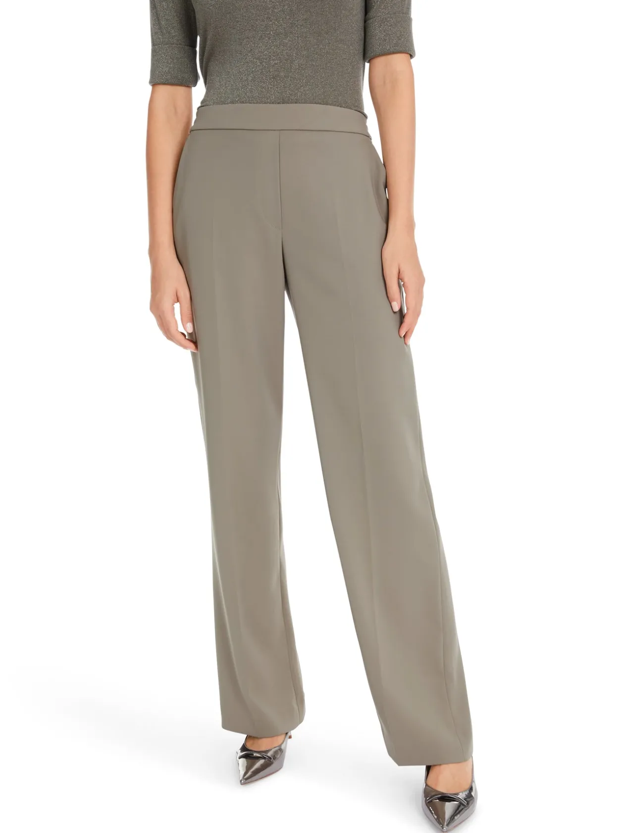 marc_cain_dark_beige_slip_1.webp MARC CAIN Dark Beige slip-on trousers