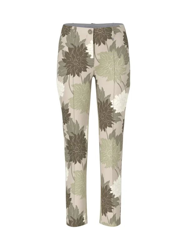 MARC CAIN Floral Sydney scuba jersey trousers