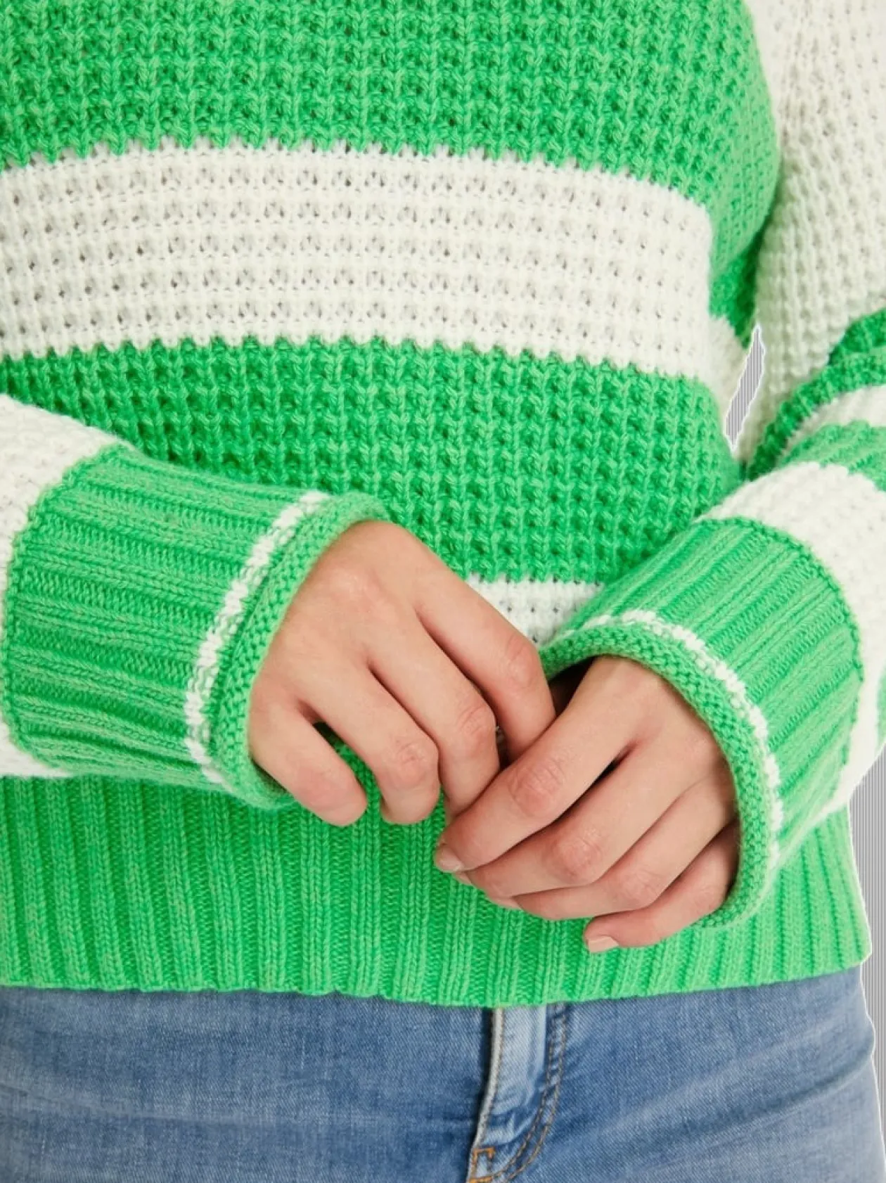 marc_cain_green_stripe_ju_5.webp MARC CAIN Green Stripe Jumper