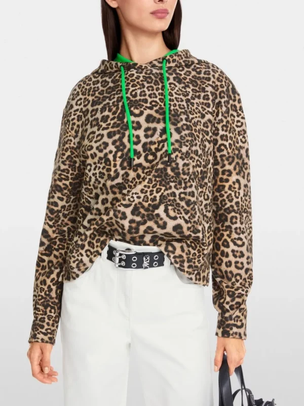 MARC CAIN Leopard Print Sweatshirt
