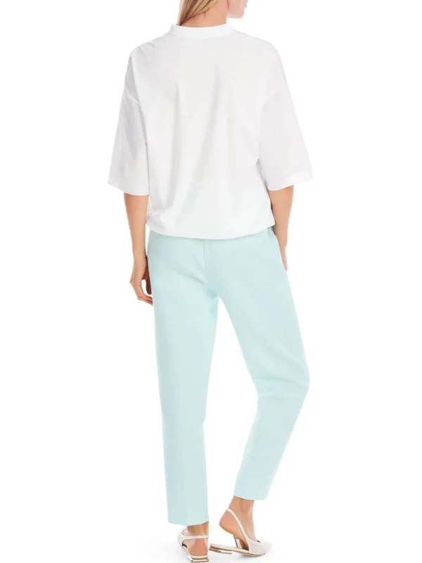 MARC CAIN Printed White Blouse