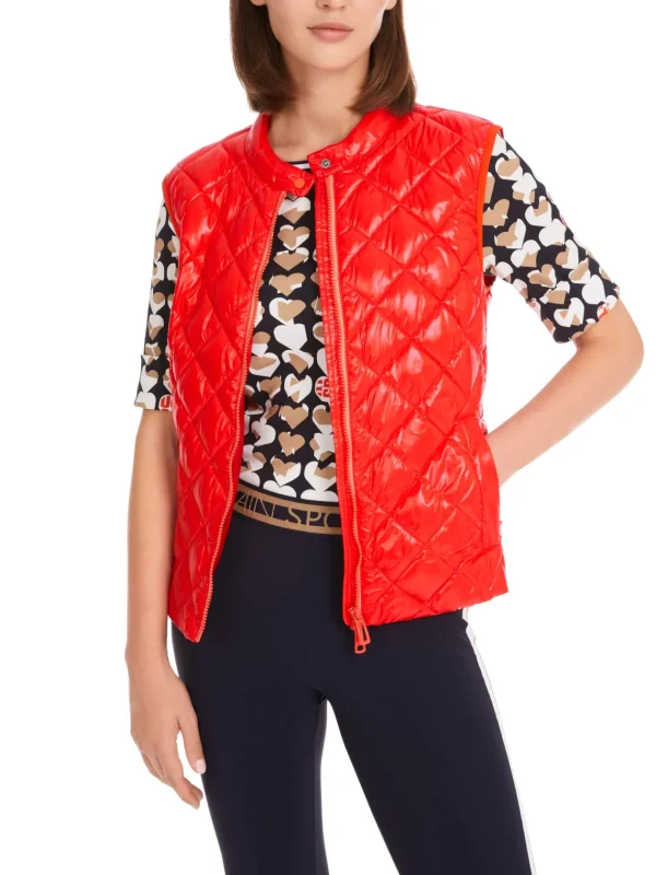 MARC CAIN Red Puffer Vest