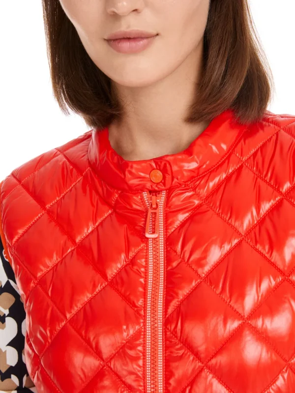 MARC CAIN Red Puffer Vest