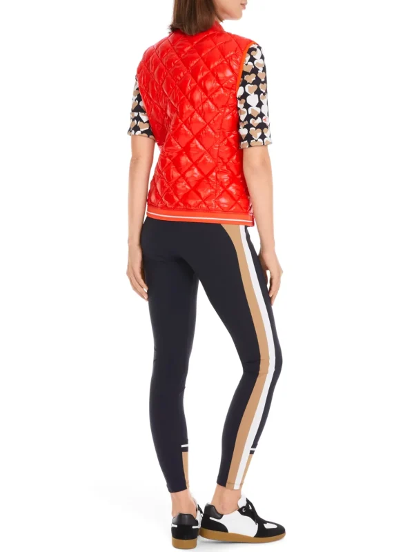 MARC CAIN Red Puffer Vest