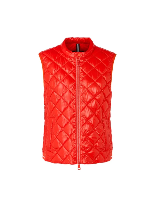 MARC CAIN Red Puffer Vest