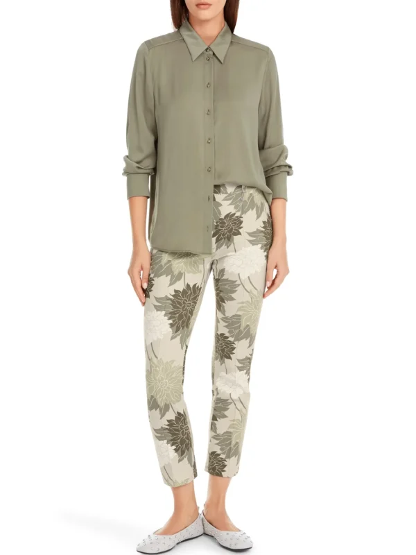 MARC CAIN Sage Green Blouse