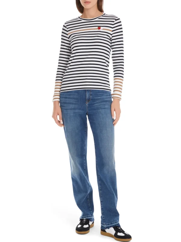 MARC CAIN Striped T-shirt