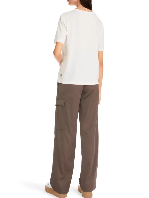 MARC CAIN t-Shirt White With Logo