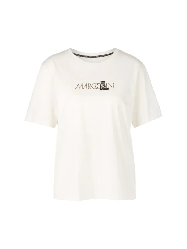 MARC CAIN t-Shirt White With Logo