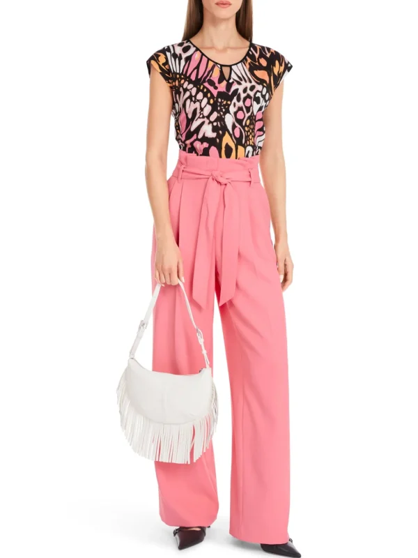 MARC CAIN t-Shirt With A Butterfly Pattern all over