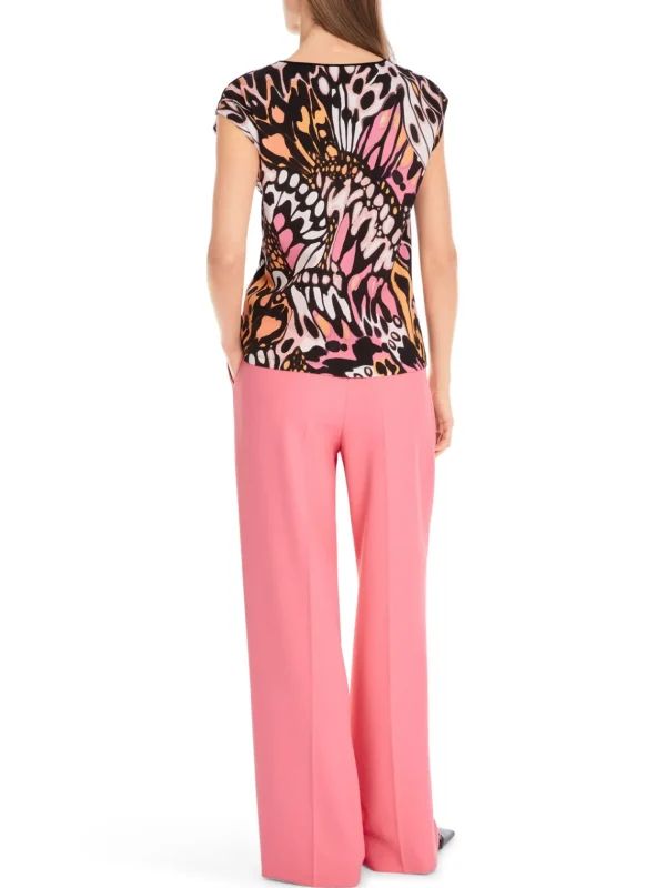 MARC CAIN t-Shirt With A Butterfly Pattern all over
