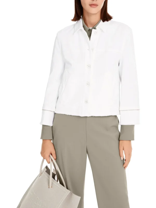 MARC CAIN White Denim Jacket