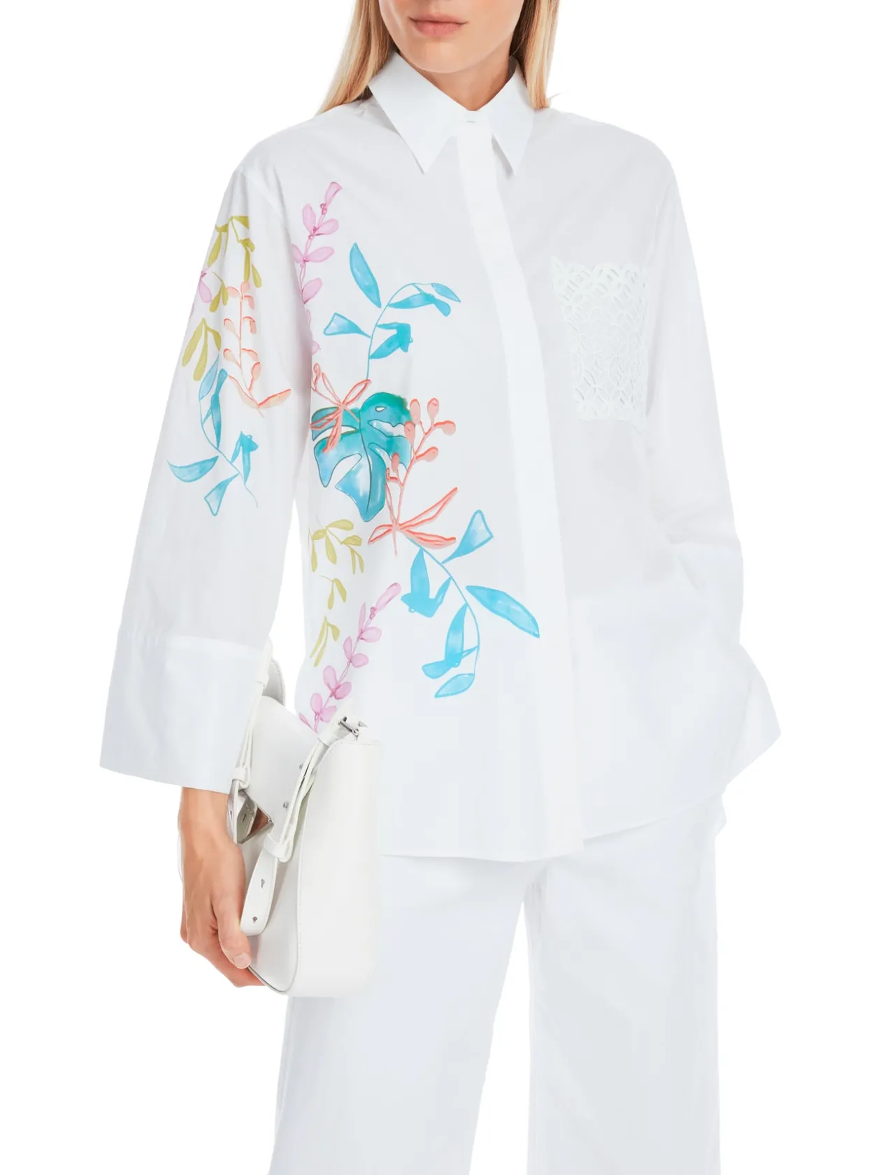 marc_cain_white_leaf_prin_1.webp MARC CAIN White Leaf Print Blouse