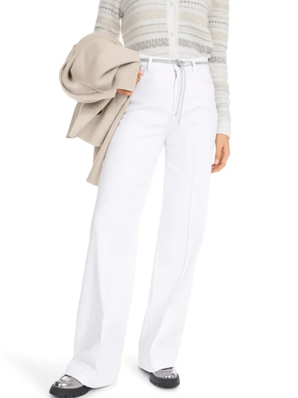 MARC CAIN White Wide Jeans