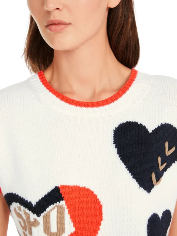 MARC CAIN Wool Knit Tank Top
