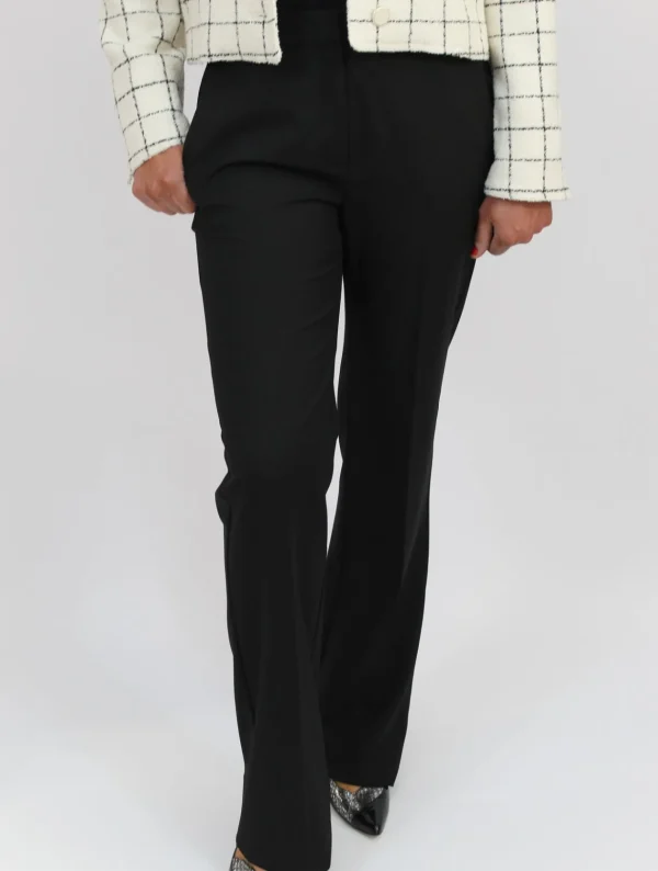 MARELLA Black Flared Trousers