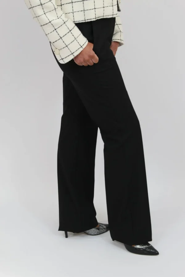 MARELLA Black Flared Trousers