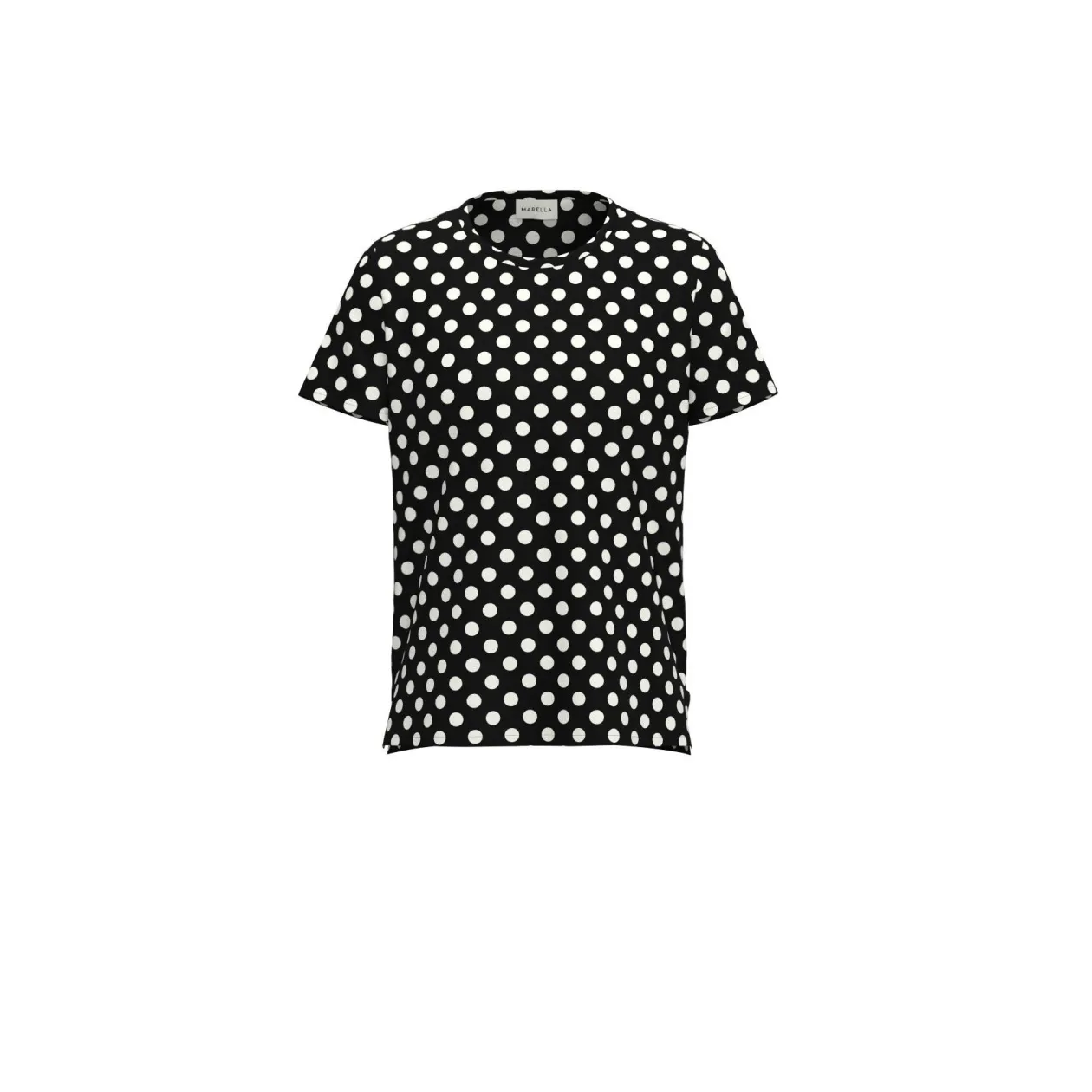 marella_black_polka_dot_t_0.webp MARELLA Black Polka Dot T shirt
