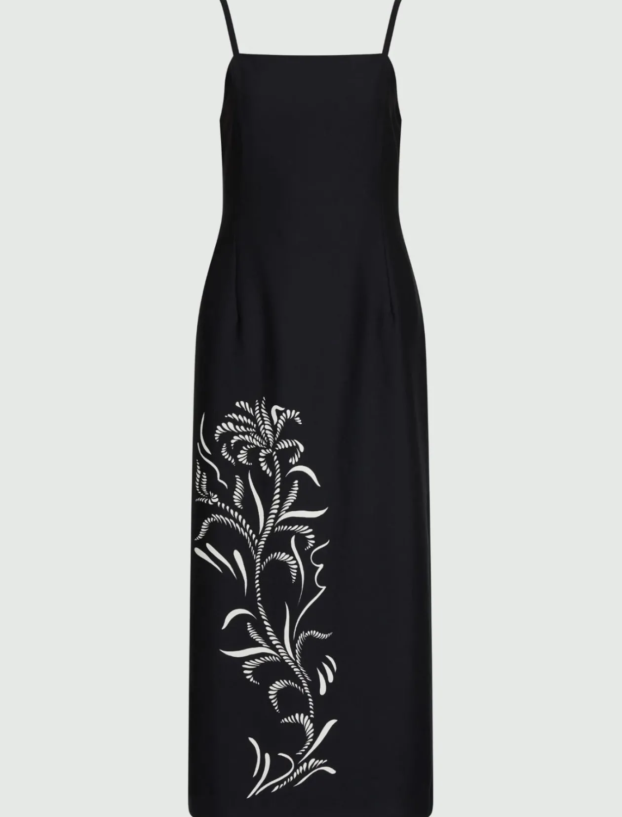 marella_black_satin_sheat_4.webp MARELLA Black Satin Sheath Dress