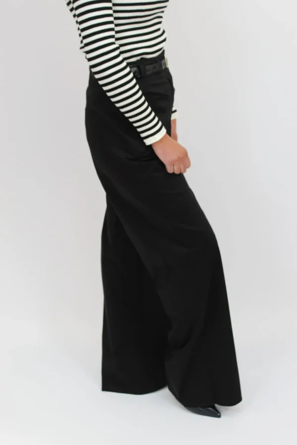 MARELLA Black Satin Trousers