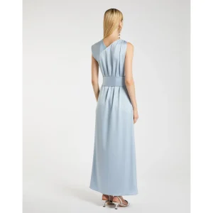 MARELLA Blue Silky Dress