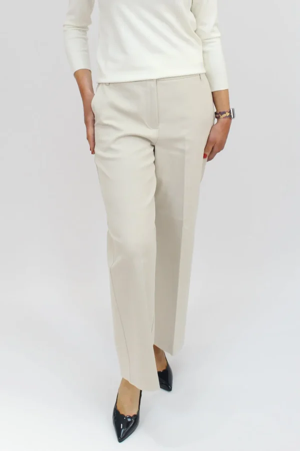 MARELLA Cream Straight Trousers