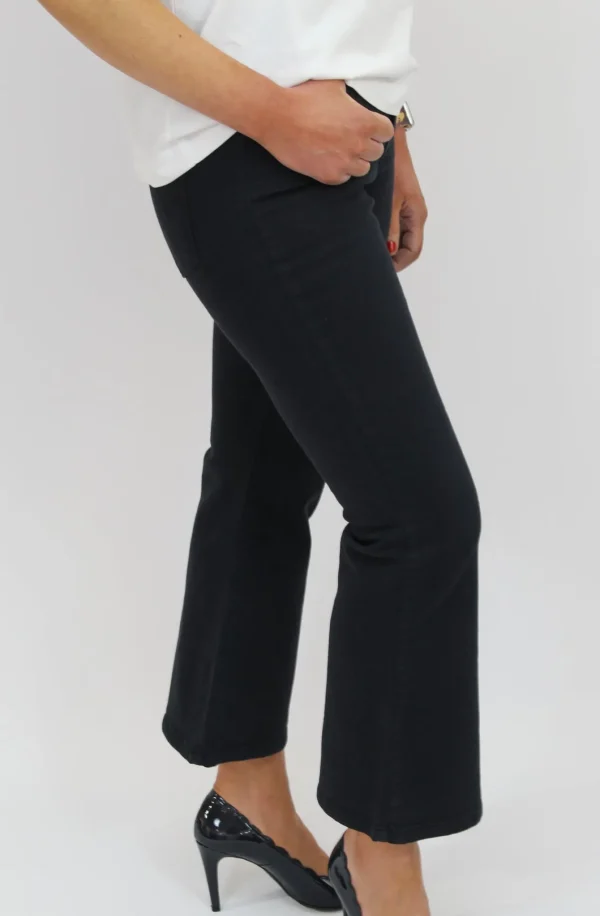 MARELLA Navy Short Flared Jeans