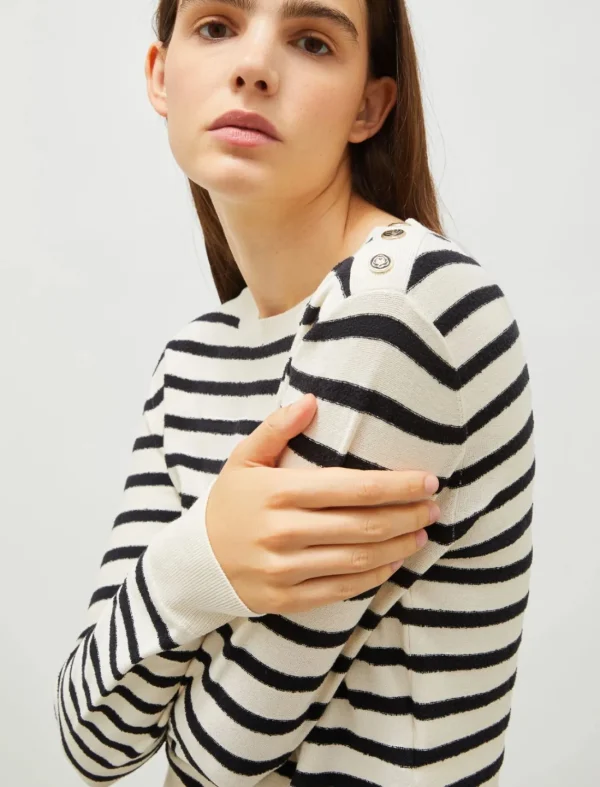 MARELLA Navy Stripe Sweater
