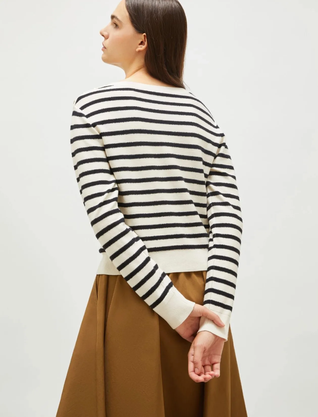 marella_navy_stripe_sweat_2.webp MARELLA Navy Stripe Sweater
