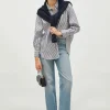 MARELLA Navy Striped Shirt