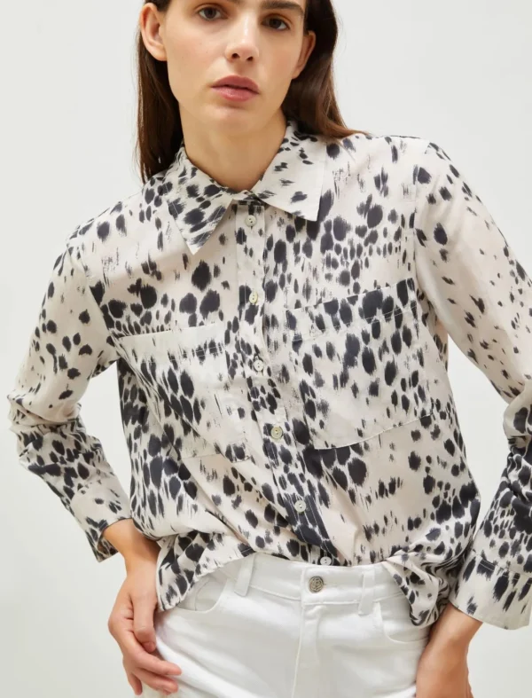 MARELLA Printed Muslin Shirt - Wool White