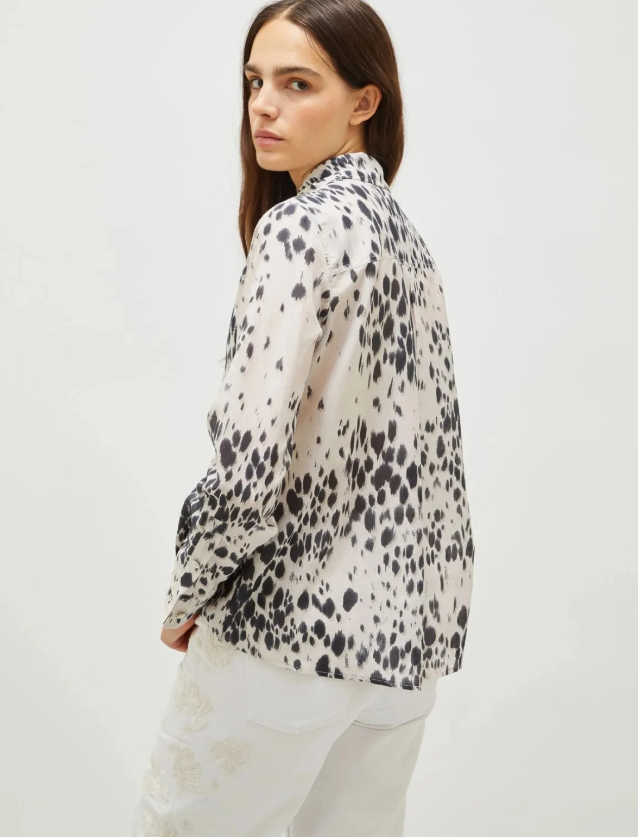 marella_printed_muslin_sh_2.webp MARELLA Printed Muslin Shirt - Wool White