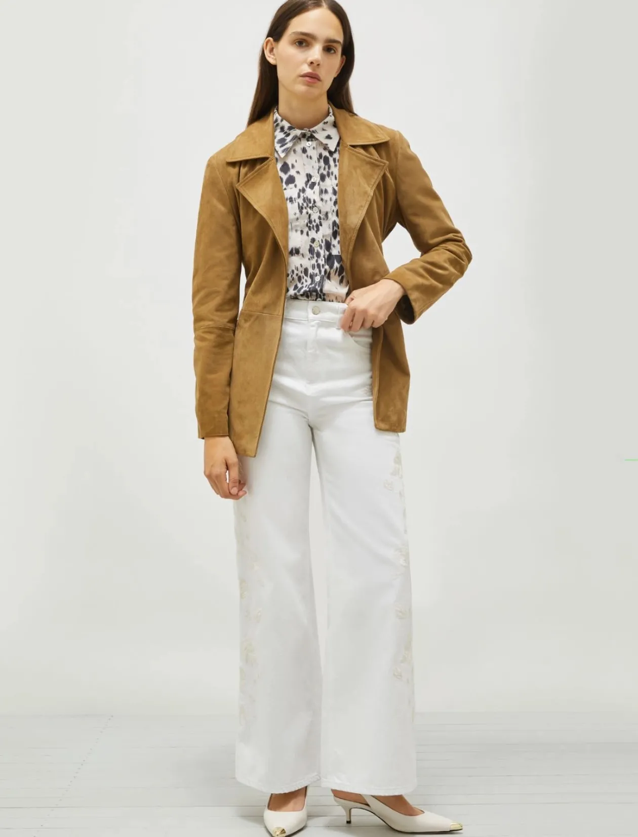 marella_printed_muslin_sh_3.webp MARELLA Printed Muslin Shirt - Wool White