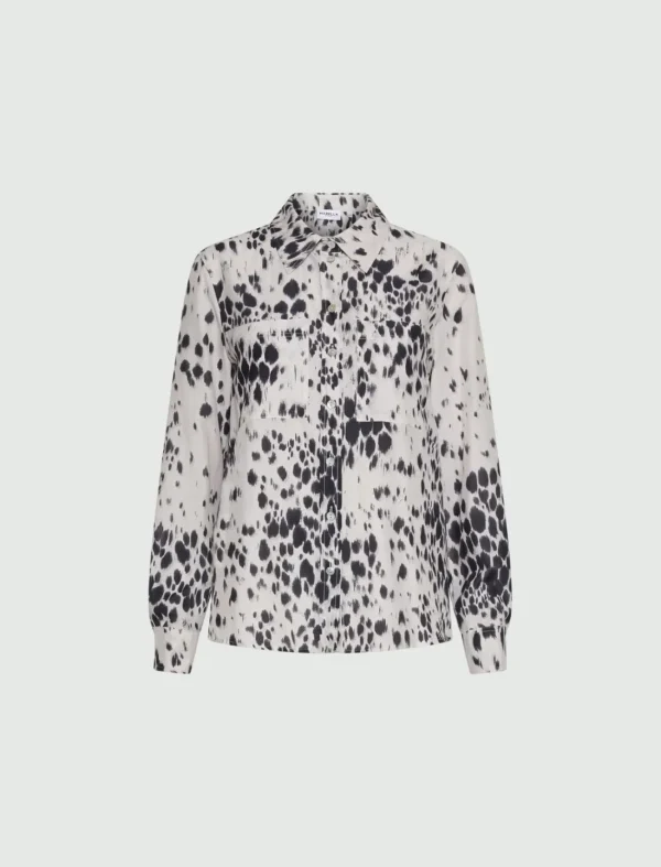 MARELLA Printed Muslin Shirt - Wool White
