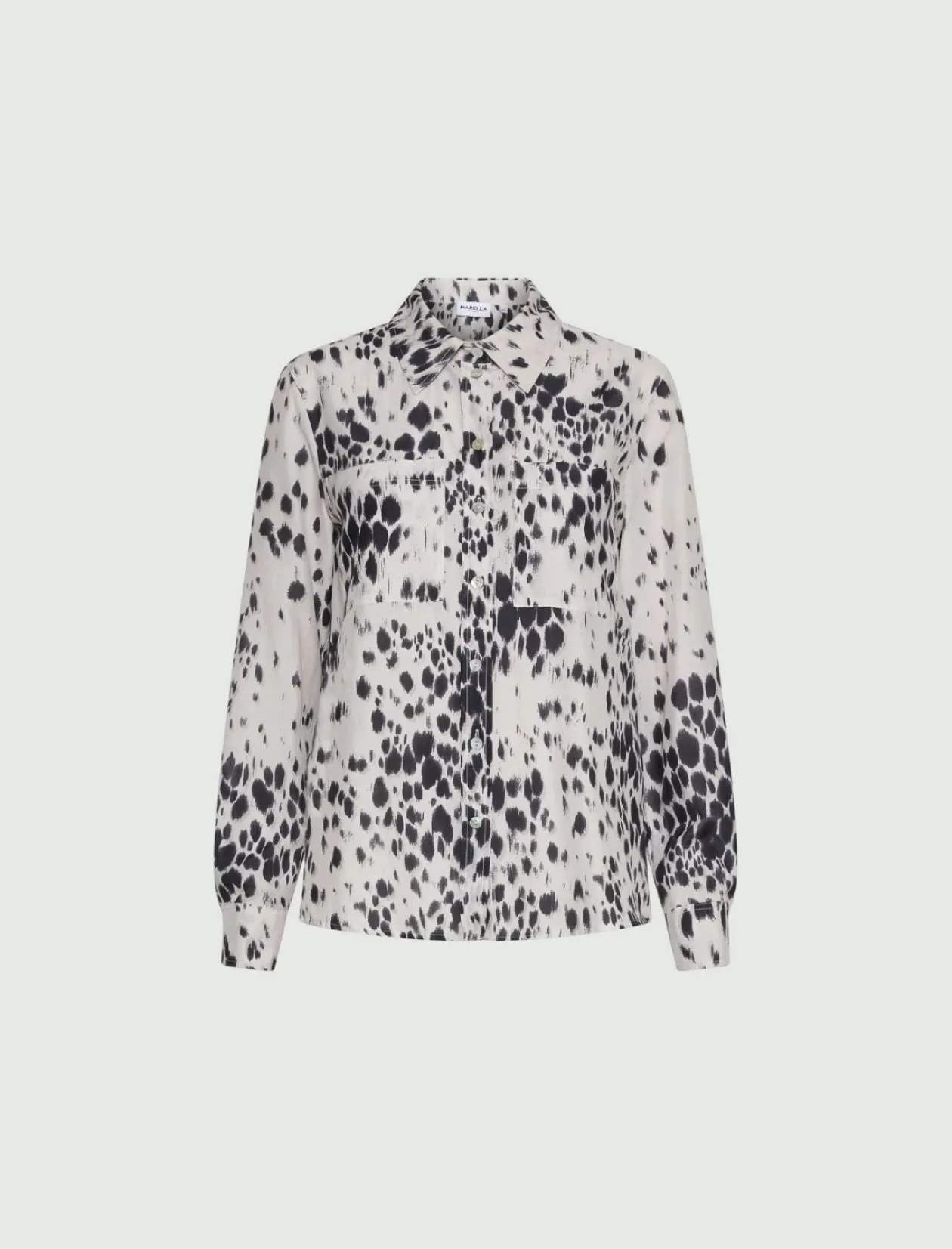 marella_printed_muslin_sh_4.webp MARELLA Printed Muslin Shirt - Wool White
