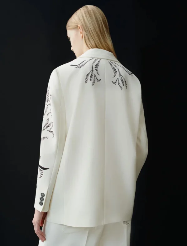 MARELLA Printed Satin Blazer