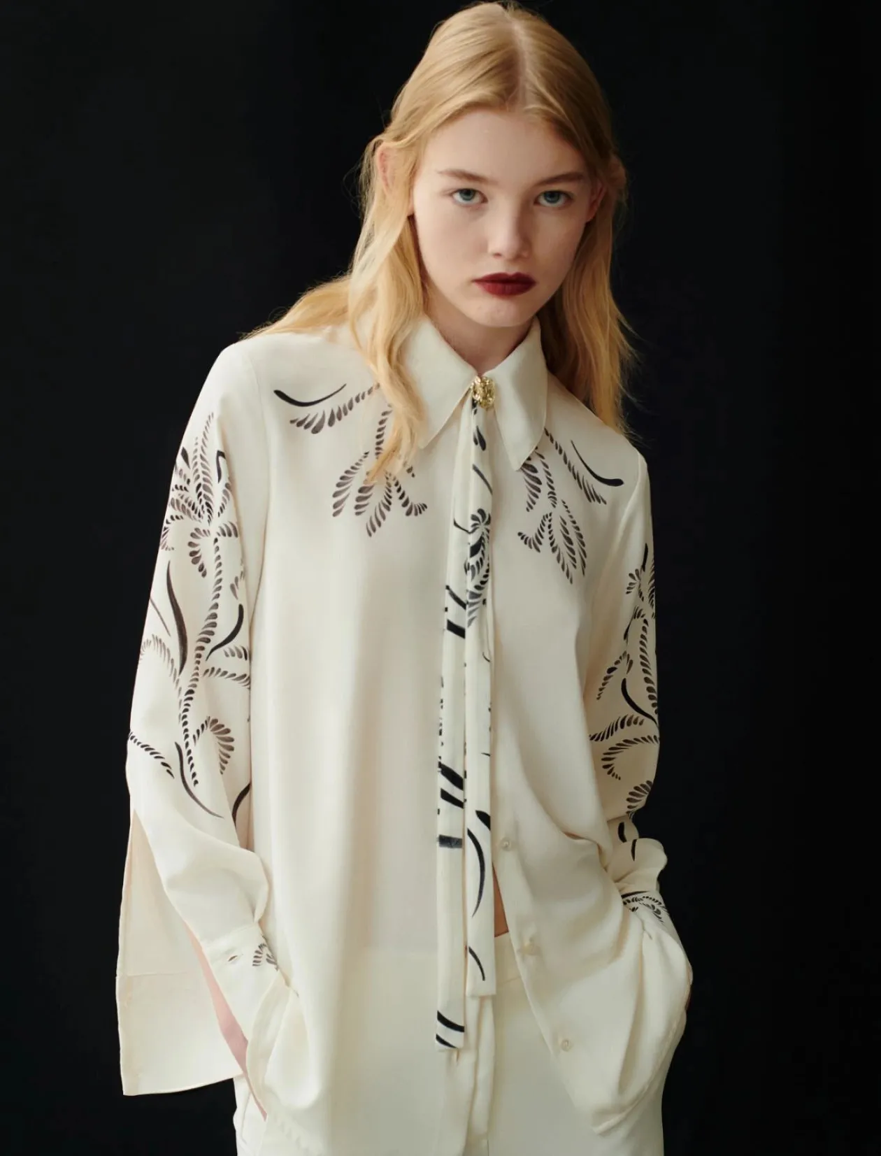 marella_printed_satin_shi_1.webp MARELLA Printed Satin Shirt